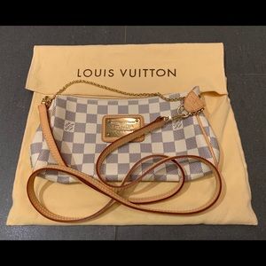 Louis Vuitton Eva Clutch Damier Azure